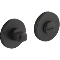 Intersteel | Rozet met toilet-/badkamersluiting 50x7mm | Grijs