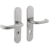 Intersteel Achterdeurbeslag Aurano Pc 72mm Rvs