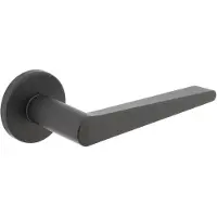 Intersteel Deurkruk Tiga op rozet ø51x5mm - grijs