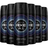 Axe 6x Axe Deodorant Bodyspray A.i. Fresh 150 Ml