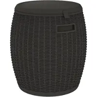 vidaXL Tuinbox 4-in-1 polypropeen zwart