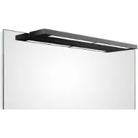 DECOR WALTHER Wandlamp Slim 1-60 N, zwart, Badkamer, Aluminium, Modern, Wandlamp