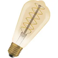 Osram LED lamp E27 | Edison ST64 | Vintage 1906 Spiral | Goud | 2200K | Dimbaar | 7W (48W)