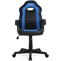 Ranqer Junior Warrior gamestoel voor kinderen zwart / blauw - RQ-JUNIOR-BLKBLU-1