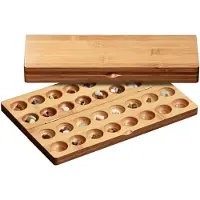 Philos Hus spel - Bamboe cassette met magneet sluiting - Vanaf 6 jaar