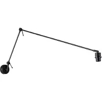 QAZQA Moderne wandlamp zwart verstelbaar - Blitz
