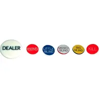 Buffalo Dealer fiches set unisex