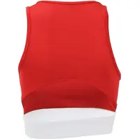 Legend Sports Dames Sport-BH Red White Stripe
