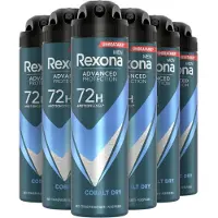 Rexona Men Advanced Protection Cobalt Dry anti-transpirant deodorant spray - 6 x 150 ml