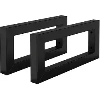 ML-Design Set van 2 wastafel wandhouders Dharma | metaal naturel 35x15x3 cm badkamermeubels | NADUVI