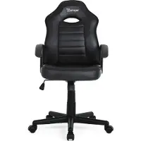 Ranqer Junior Warrior gamestoel voor kinderen zwart - RQ-JUNIOR-BLK-1