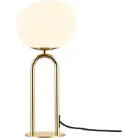DFTP Design tafellamp Shapes, messing / goud, Woon-/ Eetkamer, Glas, Design, tafellamp
