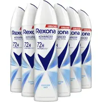 Rexona Women Advanced Protection Cotton Dry anti-transpirant spray - 6 x 150 ml Deodorant