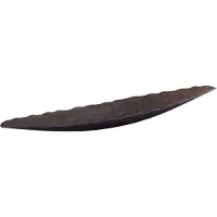 Ptmd Semin Copper Alu Oval Rustic Bowl Wavy Edge L (Koper, 91x19.5x8.5cm)