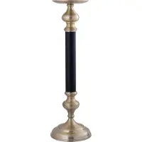 Ptmd Ixen Champagne Casted Alu Candle Holder L (Goud, 24x76.5x24cm)