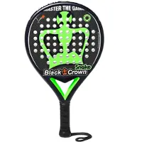 Black Crown Snake Padelracket, zwart, voor heren, één maat