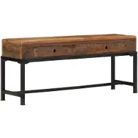 vidaXL Tv-meubel 110x30x46 cm massief gerecycled hout