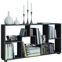 VCM Pintal wandkast 6 planken zwart.