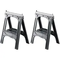 Lockweiler Onderzetbok | hoogte 800 mm | kunststof | zwart/grijs | 1 stuk - 137SH030S180 137SH030S180