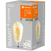 Ledvance Slimme WiFi Edison Filament E27 6W 2400K Dimbaar - 4058075610545