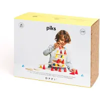 Oppi Piks Medium Kit Construction Game 44 Pieces Transparant
