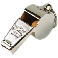 Acme metalen scheidsrechtersfluit zilver maat 59,5 (medium)