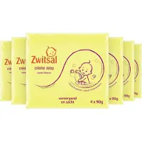 Zwitsal 6x Crème Zeep Baby 4 X 90 Gr