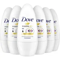 Dove 6x Dove Deodorant Roller Invisible Dry 50 Ml