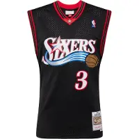Mitchell & ness Shirt 'Philadelphia 76ers Allen Iverson' blauw / rood / zwart / wit