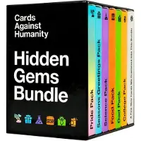 Cards Against Humanity Hidden Gems Bundle 6 Themed Packs + 10 All-new Cards