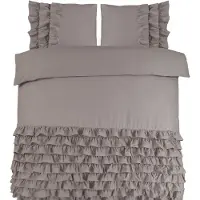 Dreamhouse Dekbedovertrek Cyprus Taupe Percal-140 x 200 / 220 cm | 1-Persoons