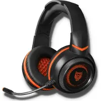 LIOCAT HP 785 C Oranje (HP 785 C) (Bedraad), Gaming headset, Zwart, Oranje