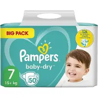 Pampers Baby Dry Luiers Maat 7 - 50 Luiers