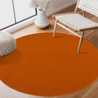 Muratap Uni rond effen laagpolig vloerkleed modern 150 cm rond