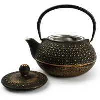 Salt & pepper Theepot My Tea Stippen Gold / Black 800 ml