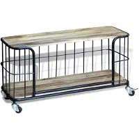vidaXL Tv-meubel100x40x45 cm massief mangohout