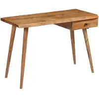 vidaXL Bureau, massief acaciahout, 110 x 50 x 76 cm