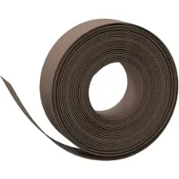 vidaXL Tuinrand 10 m 15 cm polyetheen bruin