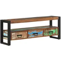 vidaXL Tv-meubel 120x30x45 cm massief gerecycled hout