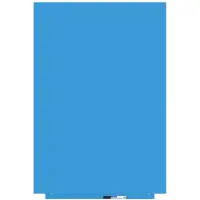 Rocada whiteboard Skincolor, gelakt, 750 x 1150 mm, wandbevestiging, blauw