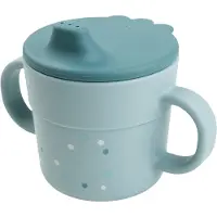 Done by Deer Happy Dots foodie tuitbeker 21,5 cl Blue