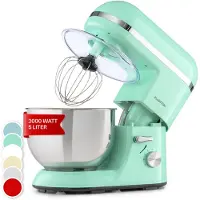 Klarstein Bella Elegance keukenmachine 2000 W / 5,2 liter rvs zonder BPA