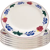 Boerenbont Gebakbord 17.5cm, Pak A 6 Stuks, Aardewerk Multi multi Boerenbont