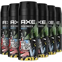 Axe Fresh Forest & Graffiti Deodorant Bodyspray - 6 x 150 ml - Voordeelverpakking