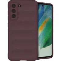 IMoshion EasyGrip Backcover voor de Samsung Galaxy S21 FE - Aubergine
