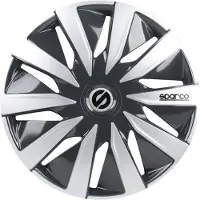 Sparco Wieldoppen Lazio 14 inch Grijs/Zilver