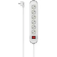 BCC stekkerdoos PWR6-WAY-SKL-3.0 WH (Wit)