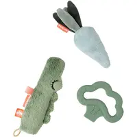 Done by Deer Tiny Activity Toy Set Croco 3 Pieces Groen Kinderen