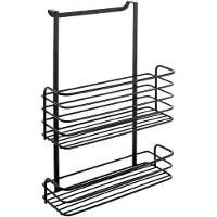 Metaltex Galileo Dubbele Hangmand 26x12x36 cm Mat Zwart/Metaal