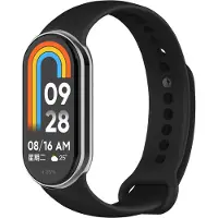 IMoshion Siliconen Sport bandje voor de Xiaomi Smart Band 8 / 9 / 11 Active - Zwart